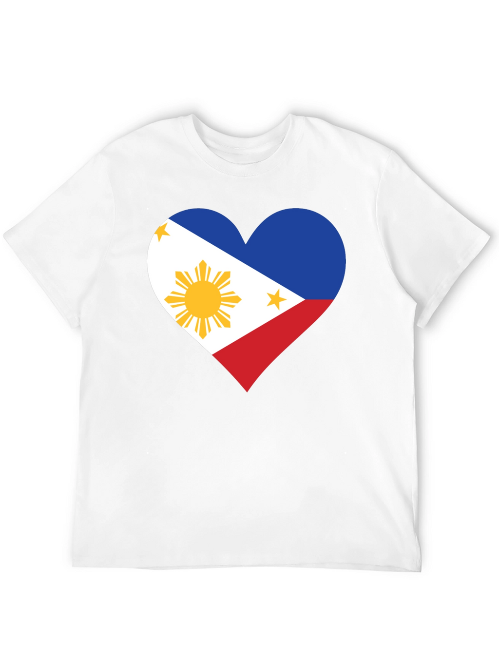 Philippine Flag Heart Graphic Tee
