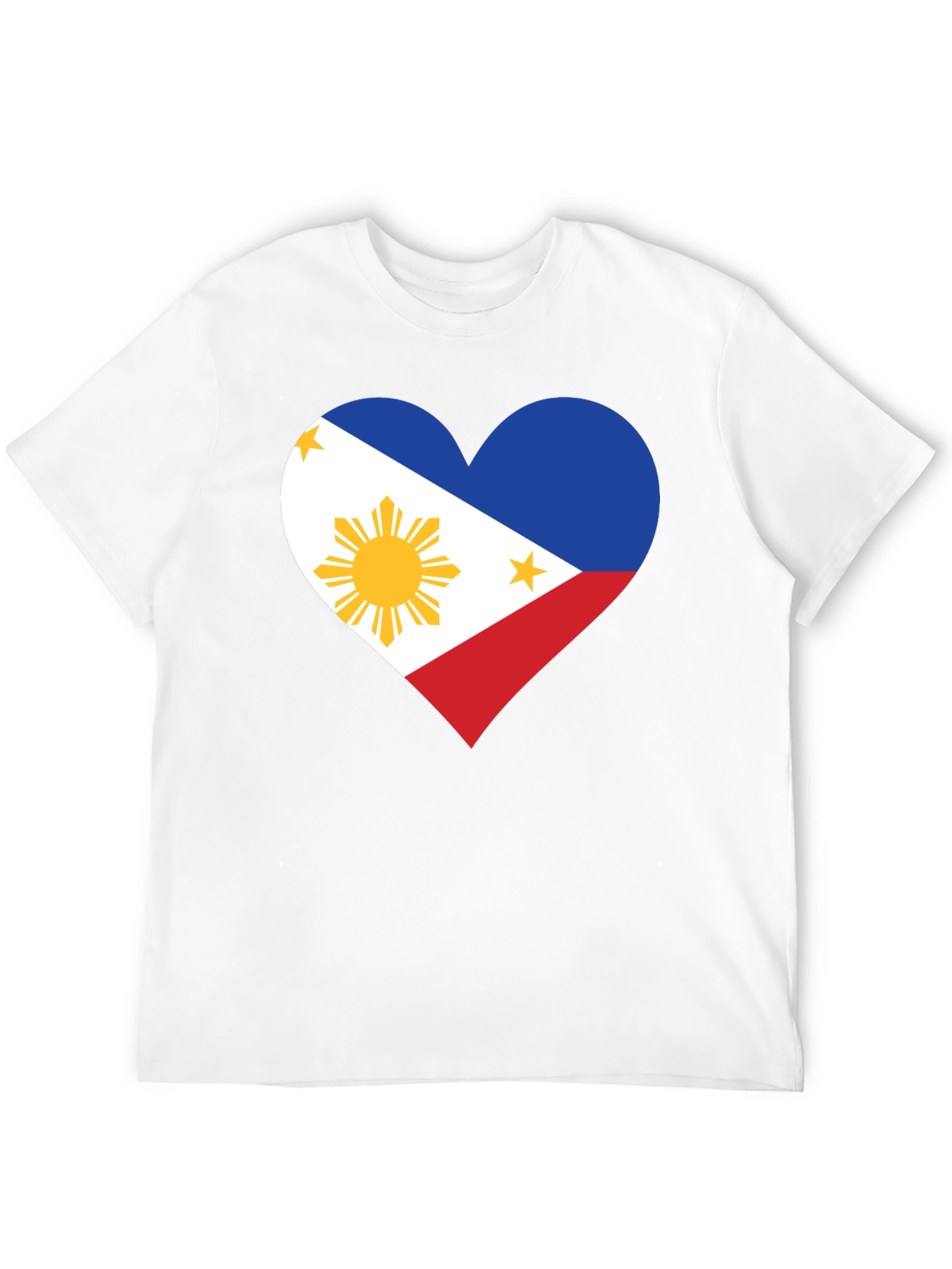 Philippine Flag Heart Graphic Tee