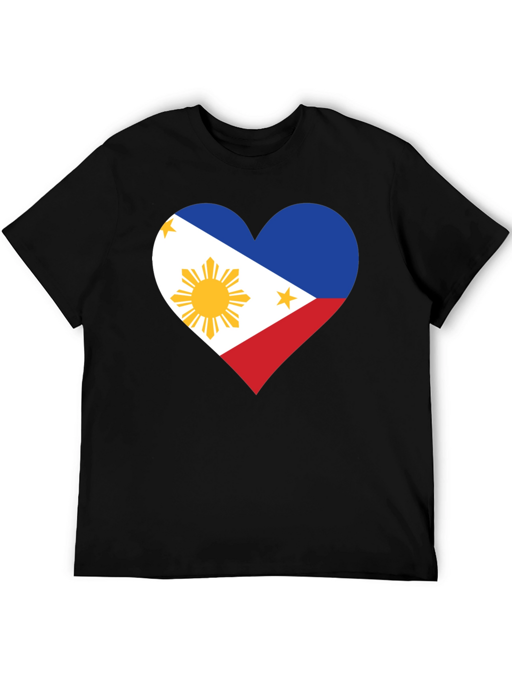 Philippine Flag Heart Graphic Tee
