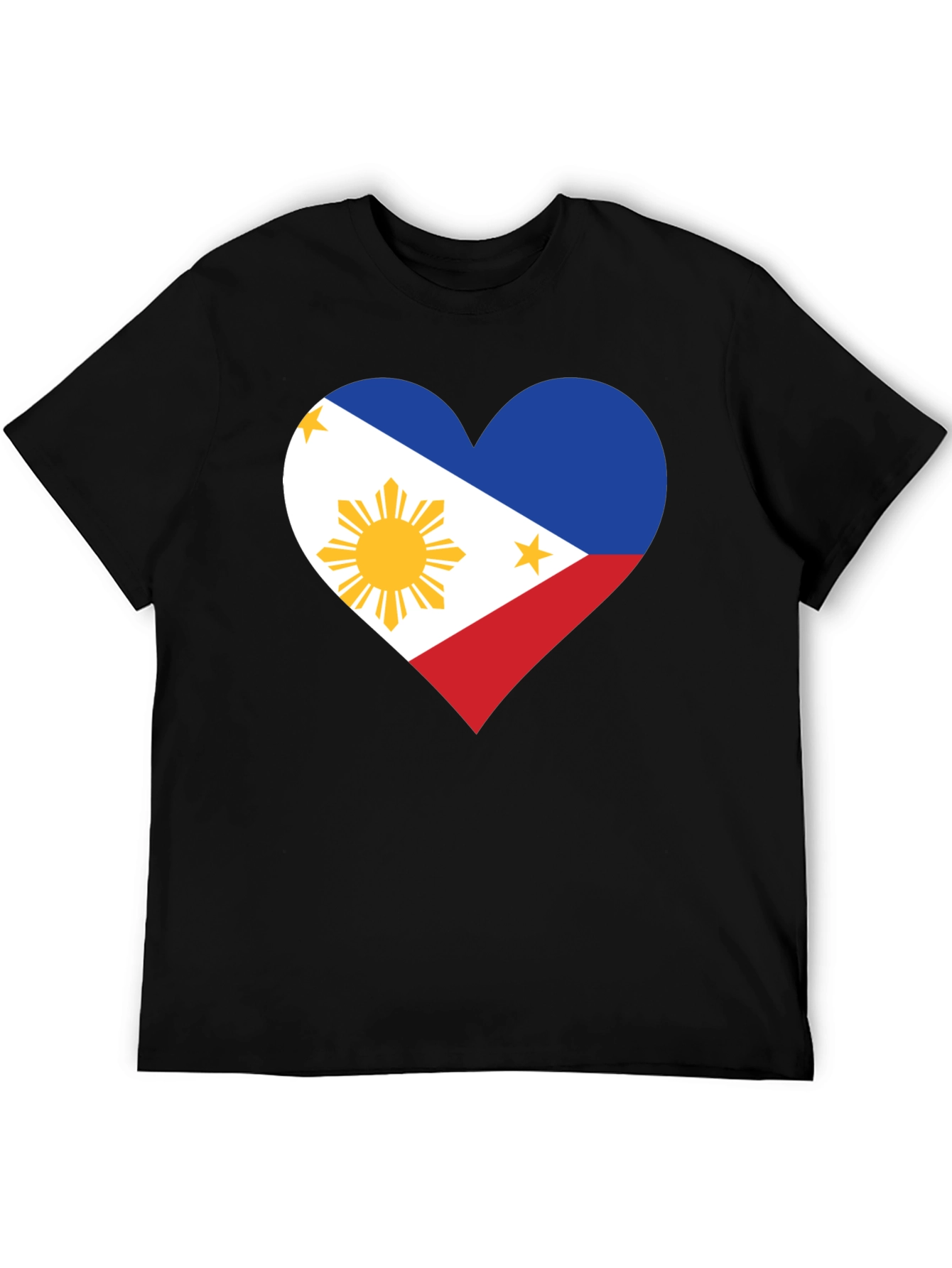 Philippine Flag Heart Graphic Tee