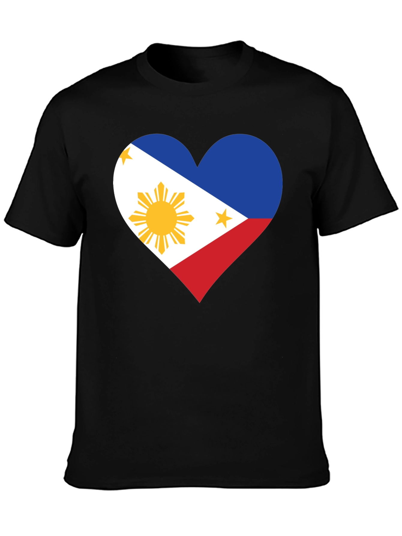 Philippine Flag Heart Graphic Tee