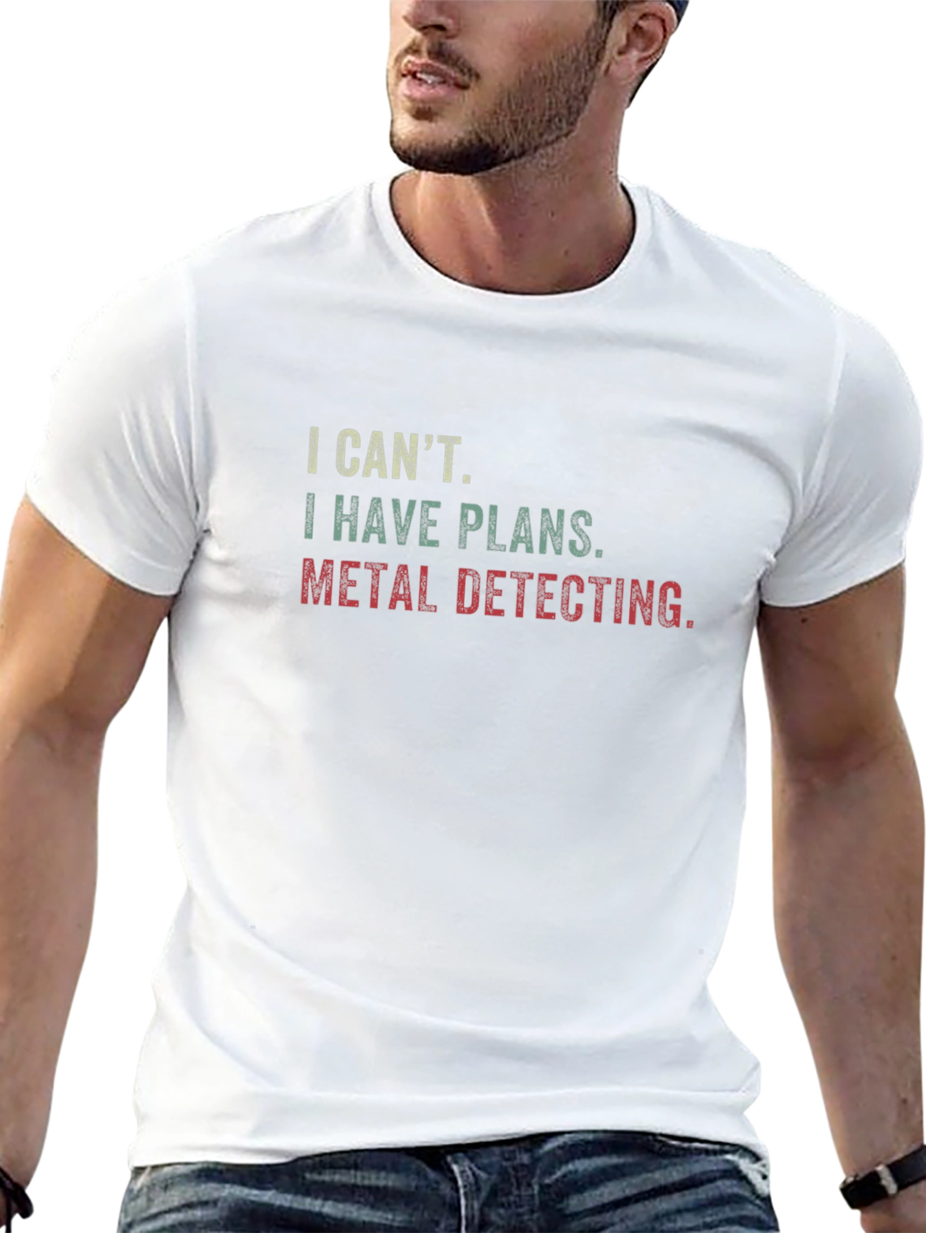 Metal Detecting Plans T-Shirt - Funny Hobby Tee