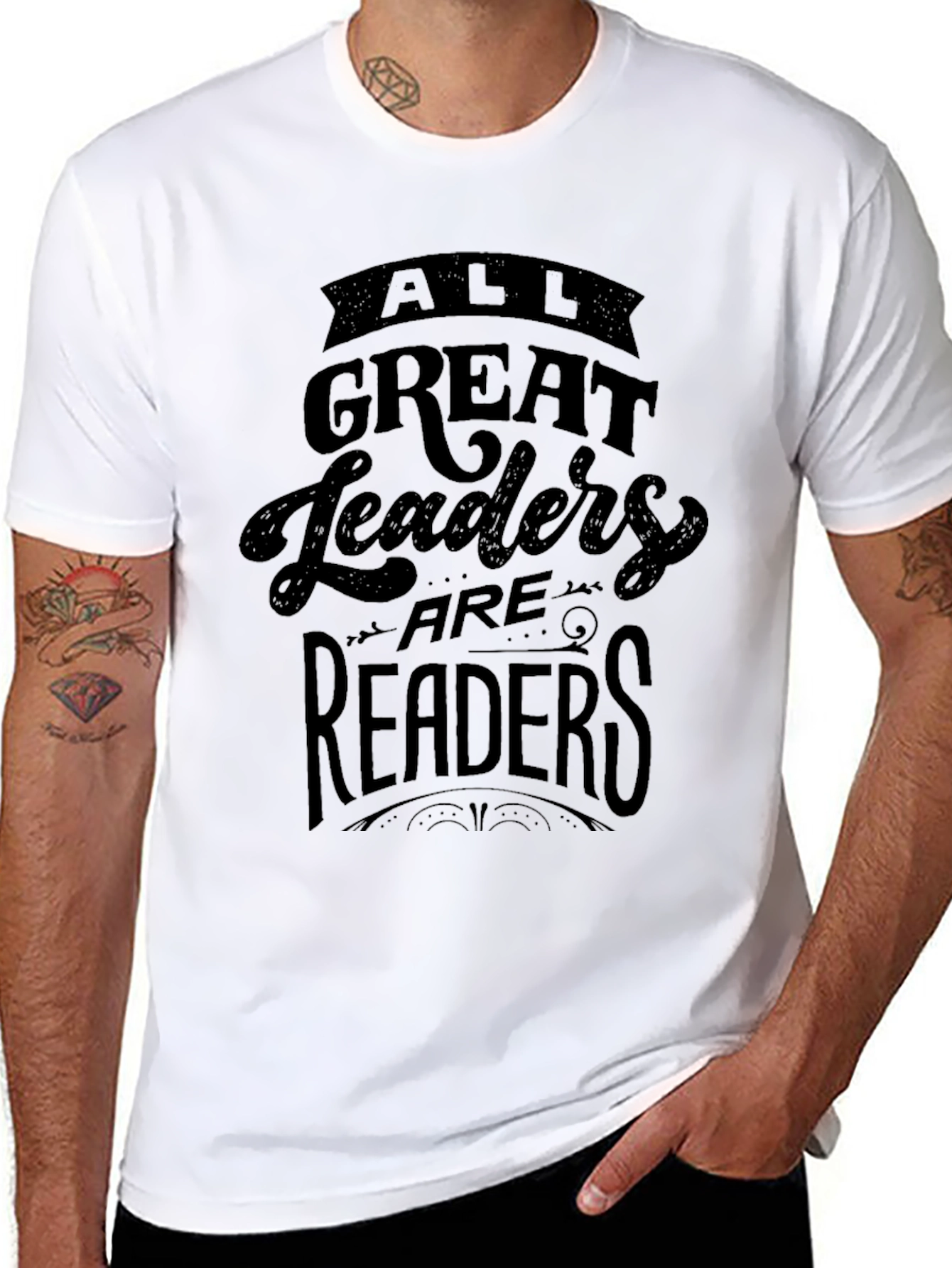 All Great Leaders Are Readers T-Shirt