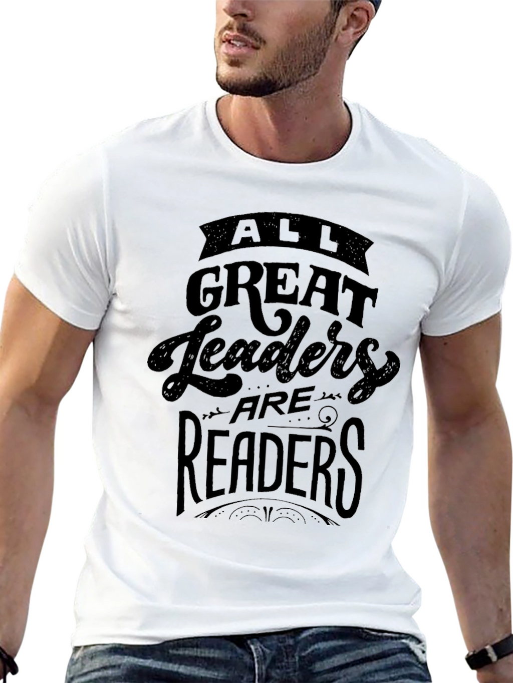 All Great Leaders Are Readers T-Shirt