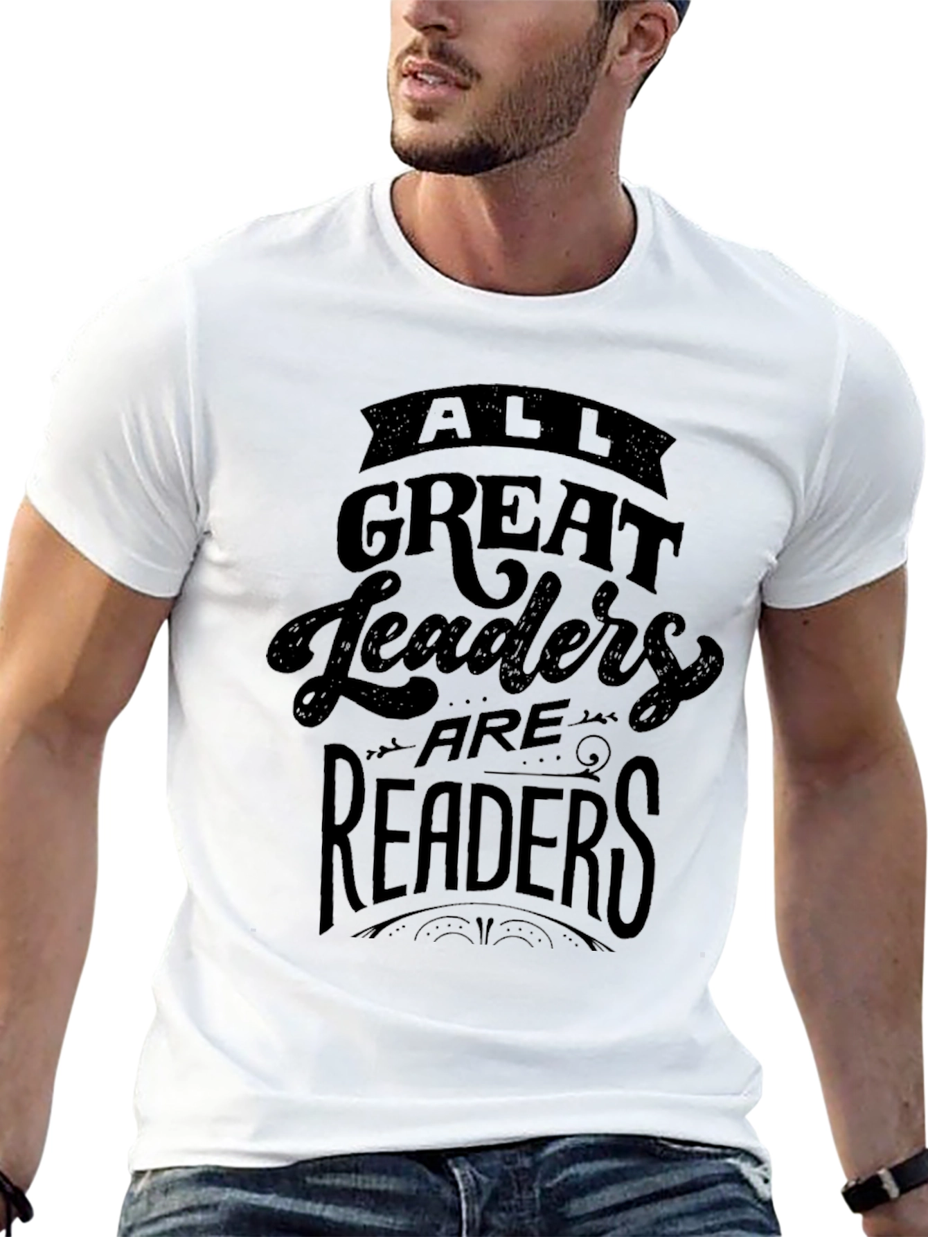 All Great Leaders Are Readers T-Shirt