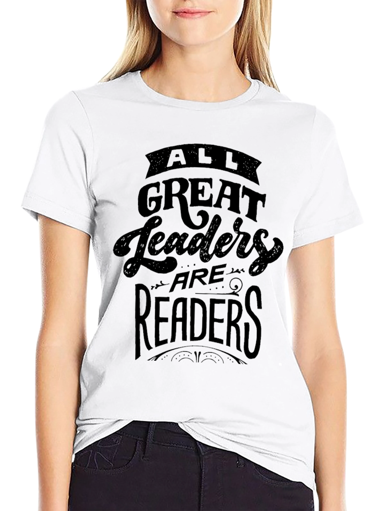 All Great Leaders Are Readers T-Shirt
