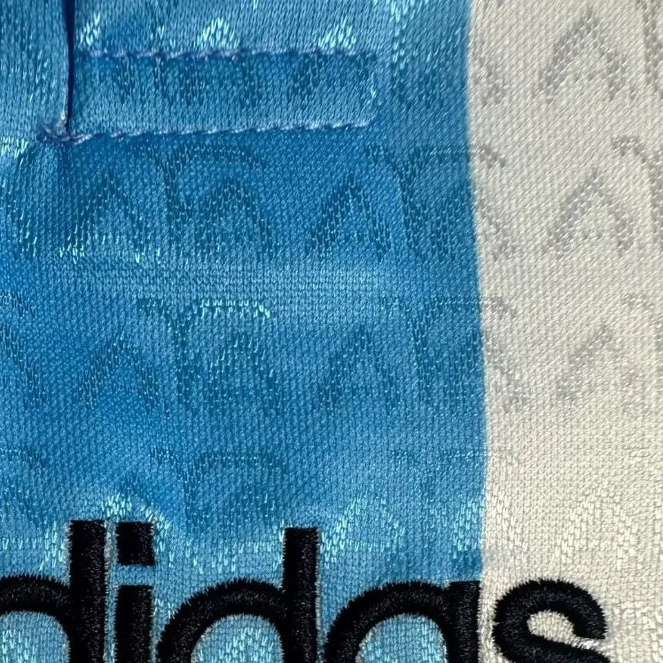 1994 Argentina Home Retro Soccer Jersey Detail 4