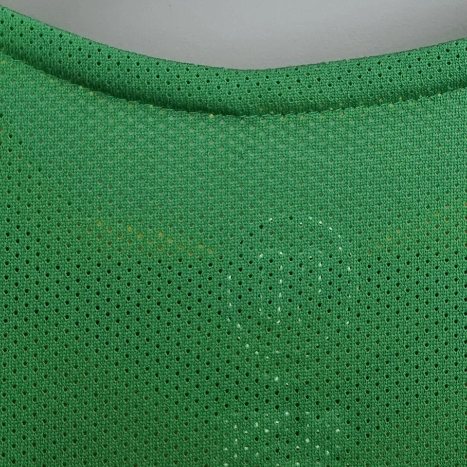 2004/06 Brazil Home Yellow Retro Soccer Jersey Detail 2