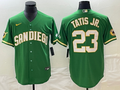 Men's San Diego Padres Fernando Tatis Jr. #23 Green Replica Player Jerseys