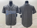Men's Los Angeles Dodgers Gray Joint Edition Blank Jerseys