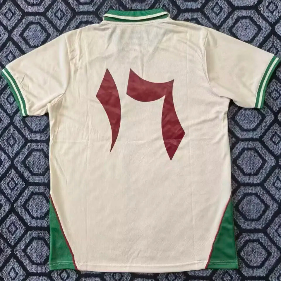 2025/26 Palestine Middel #17 Away Fans Soccer Jersey Back