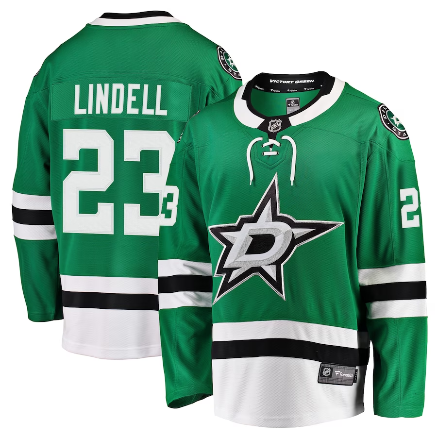 Men's Dallas Stars Esa Lindell #23 Kelly Green Breakaway Jerseys