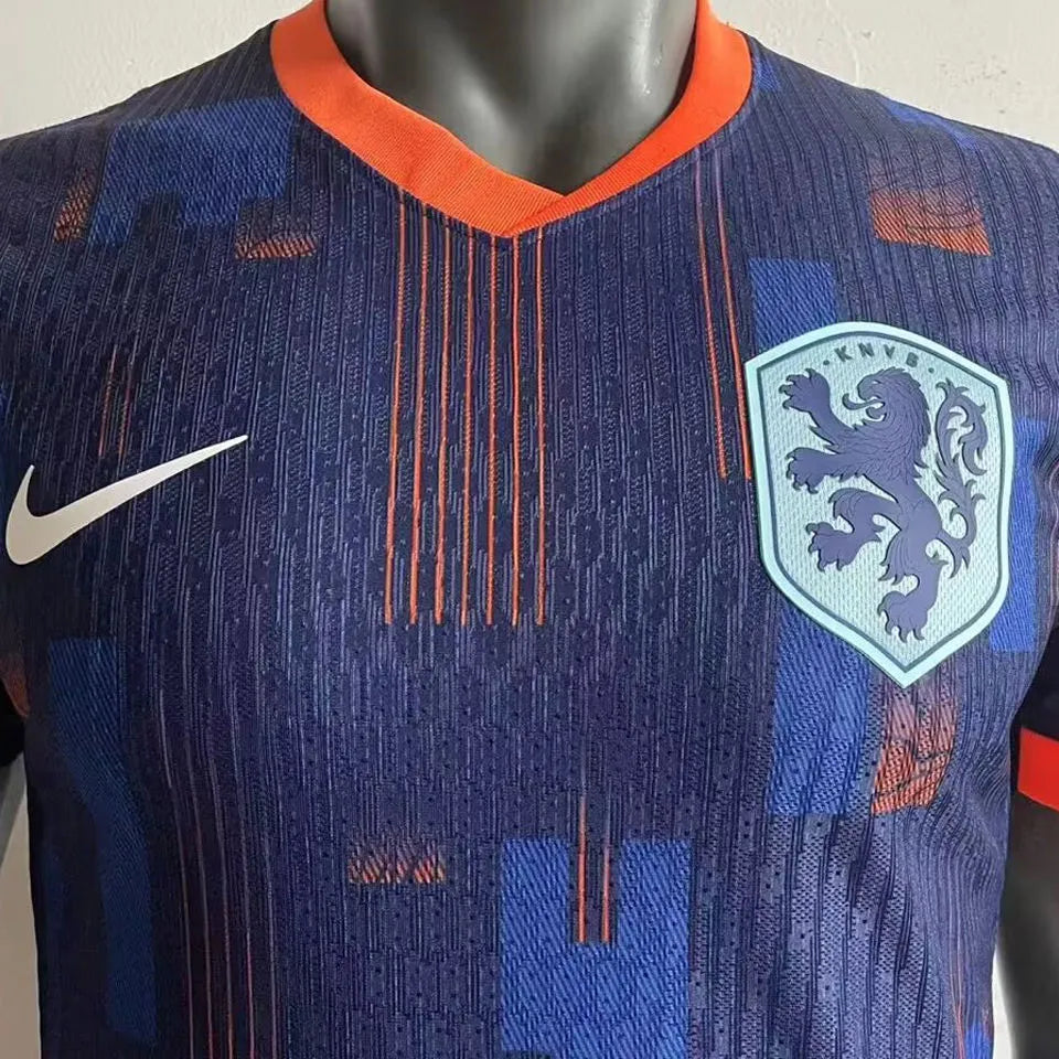 2024/25 NL Away Blue Player Version Soccer Jersey Detail 2