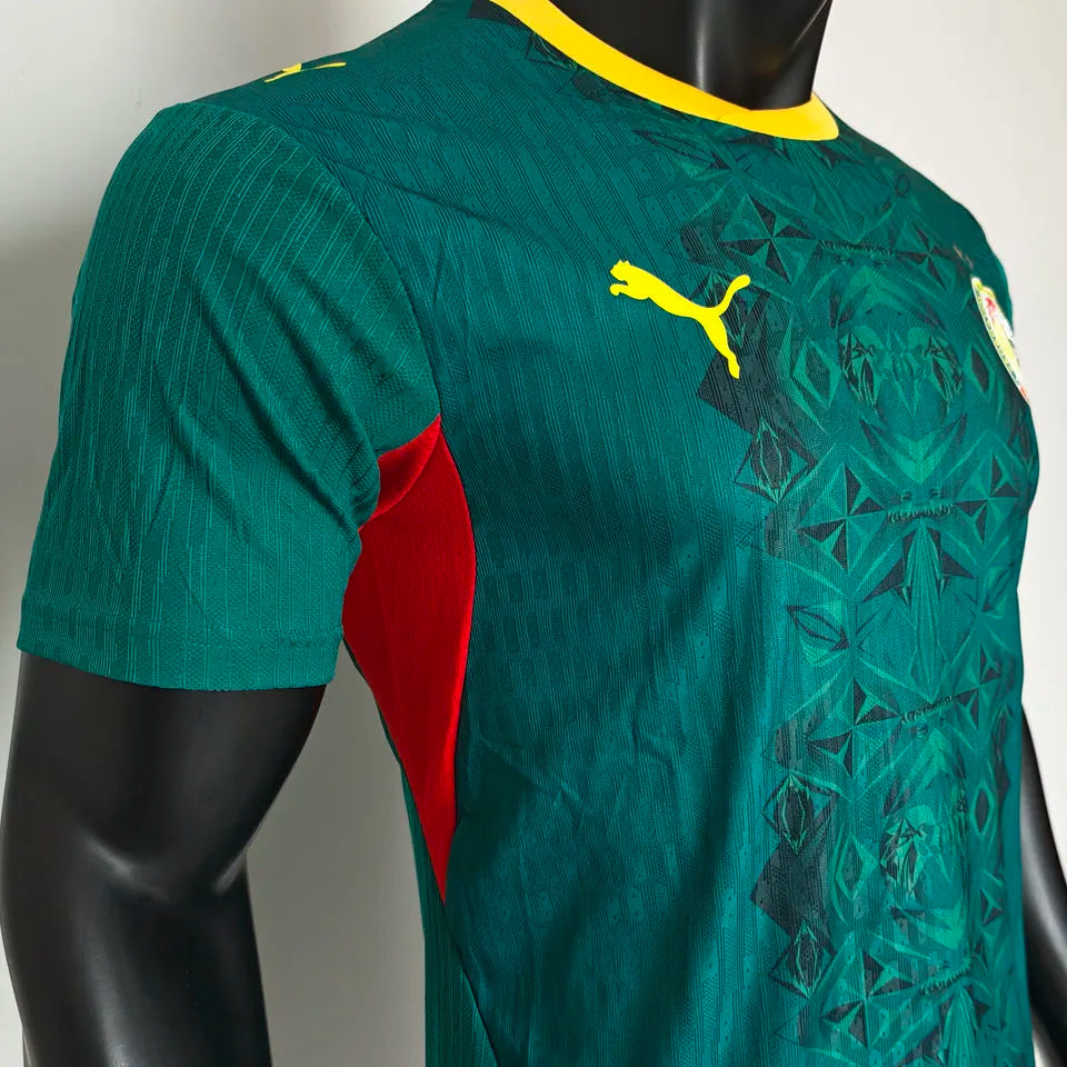 2026/27 Senegal Away Green Player Version Soccer Jersey 2 星 Detail 3
