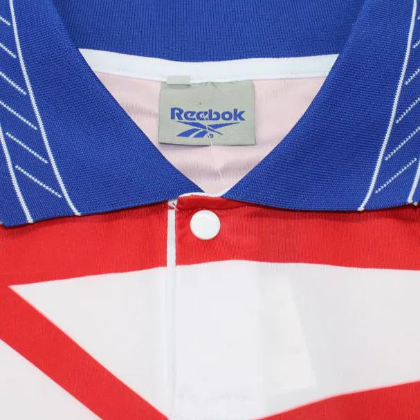 1998 Chile Home Red Retro Soccer Jersey Detail 4