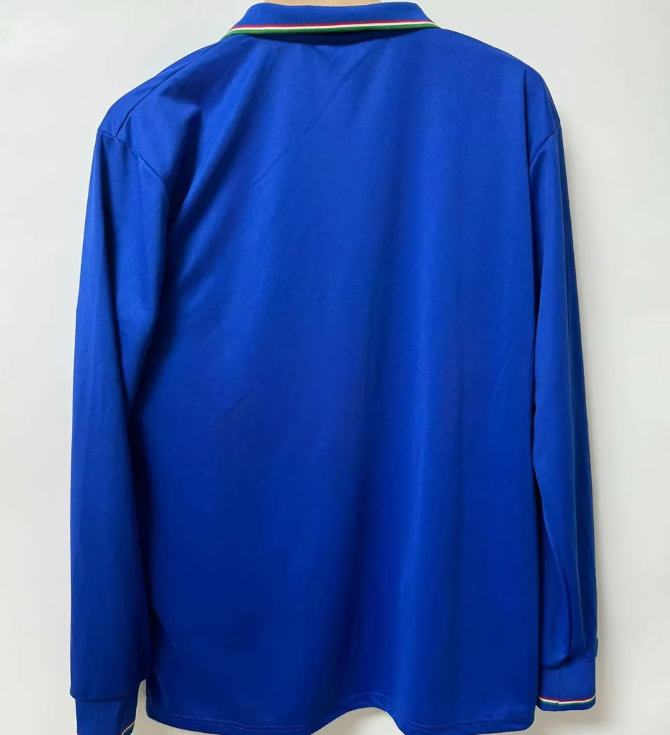 1982 Italy World Cup Champion Special Edition Retro Long Sleeve Jersey Back