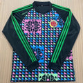 1990 Colombia Goalkeeper Retro Long Sleeve Soccer Jersey Front