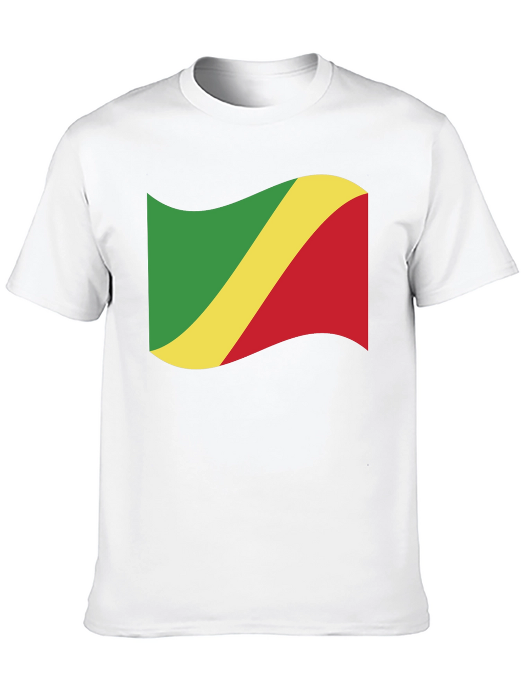 Republic of the Congo Flag Black T-Shirt