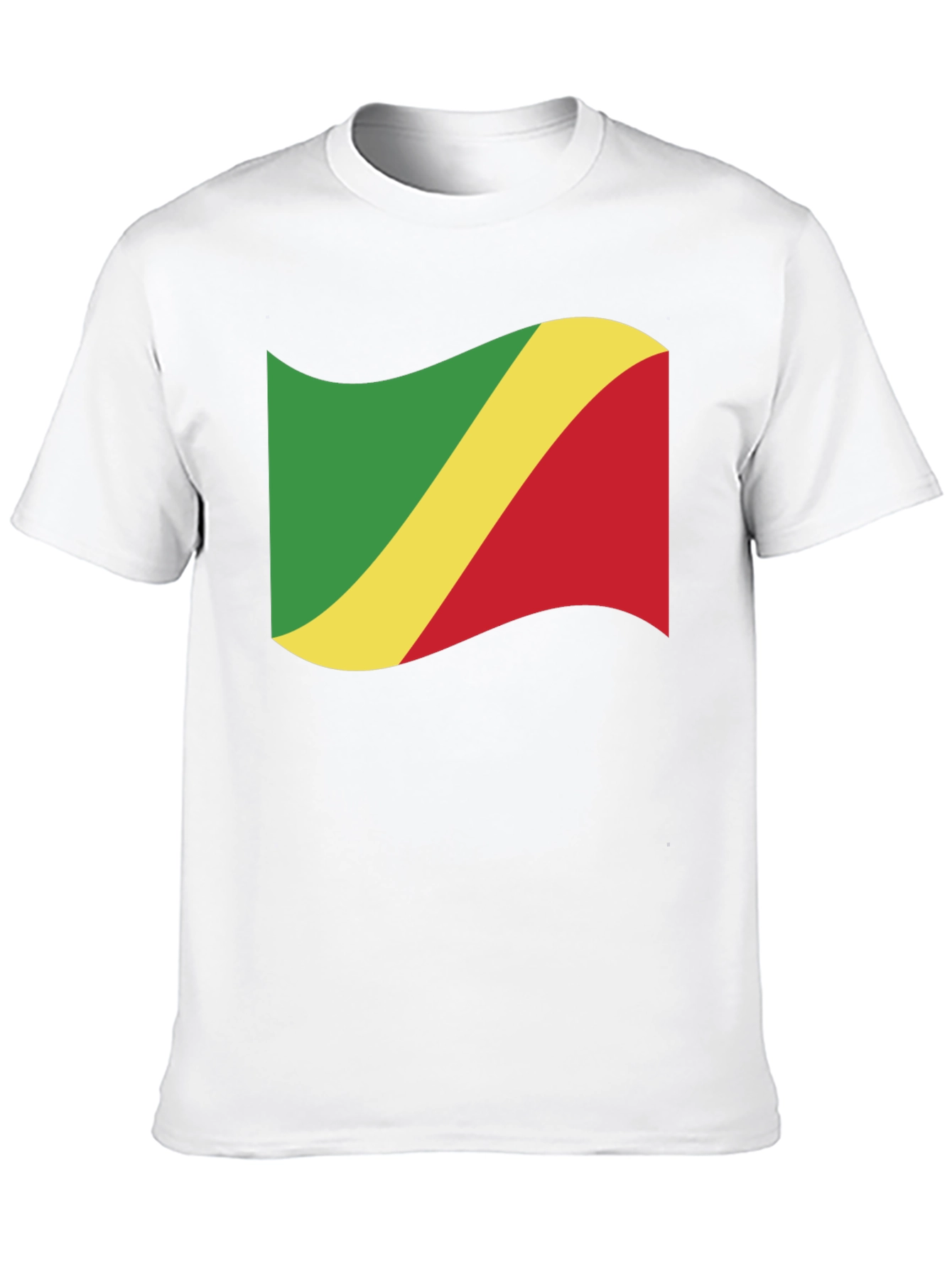 Republic of the Congo Flag Black T-Shirt