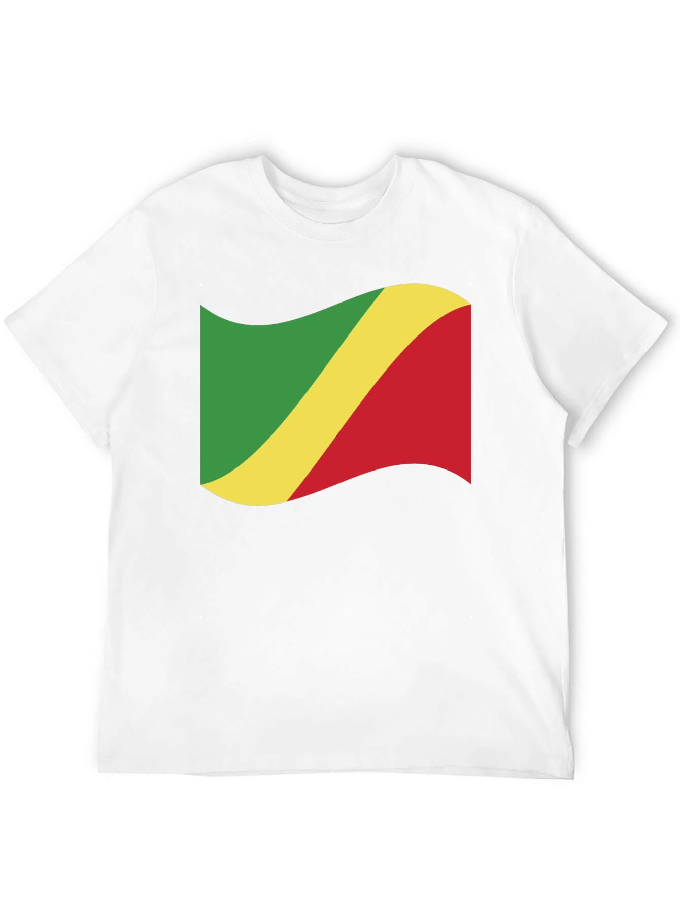 Republic of the Congo Flag Black T-Shirt