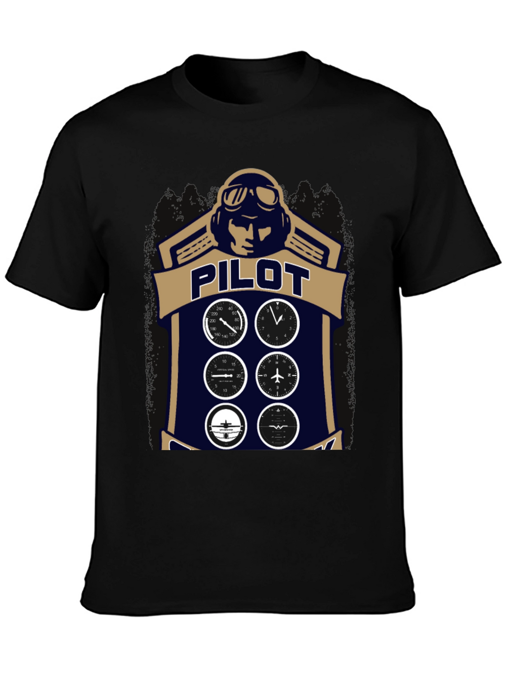Pilot Aviation Graphic T-Shirt