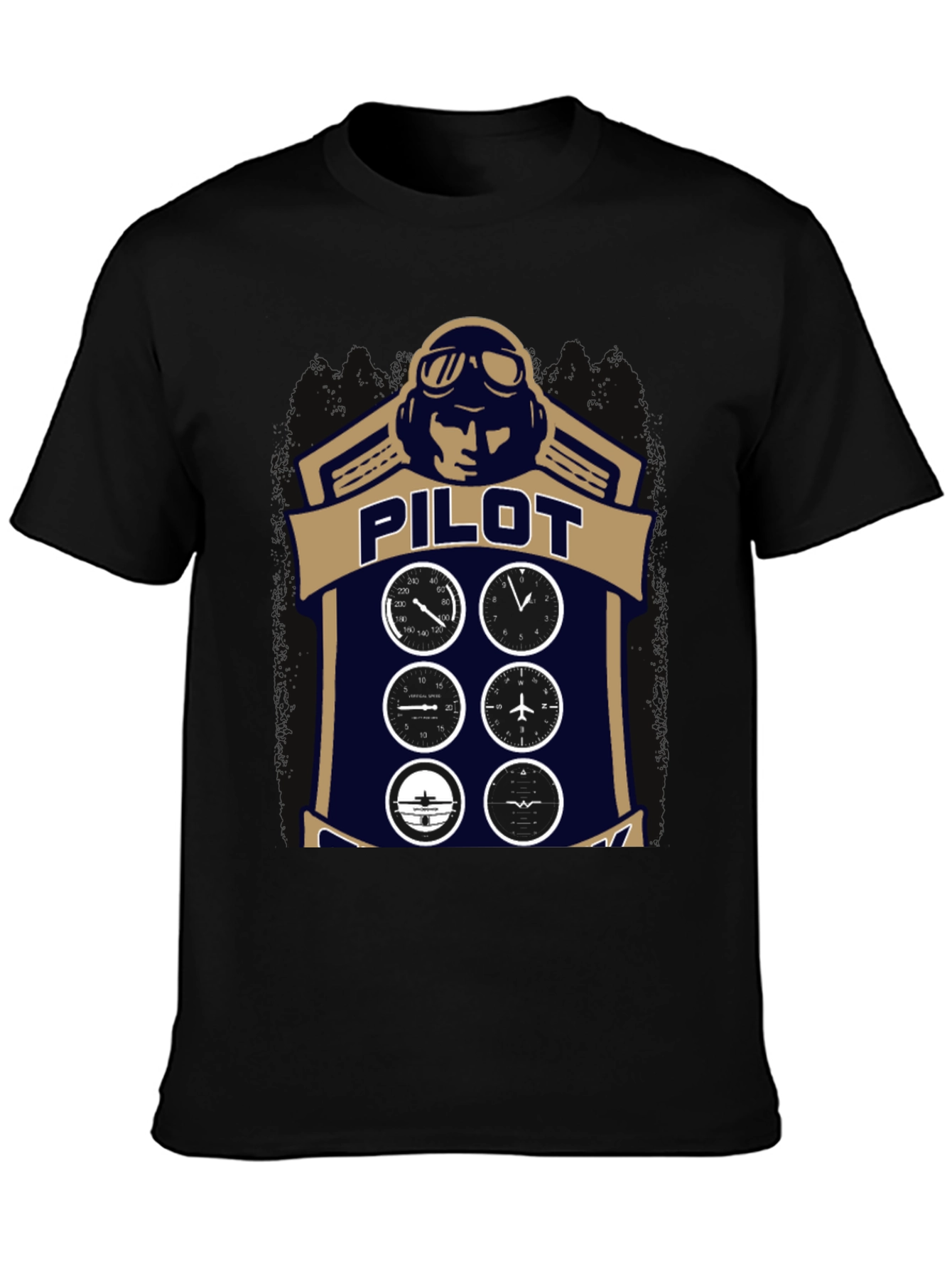 Pilot Aviation Graphic T-Shirt