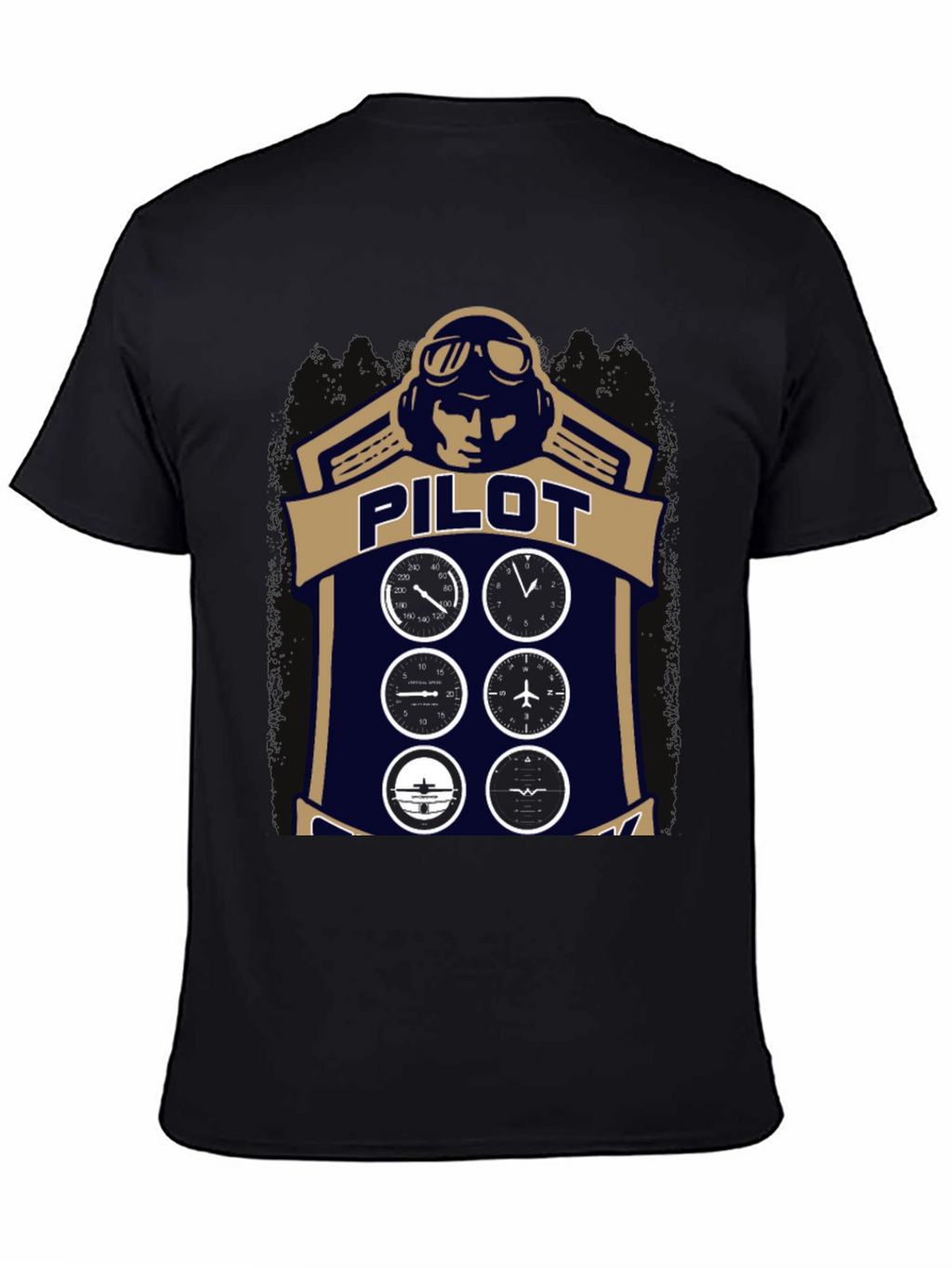 Pilot Aviation Graphic T-Shirt