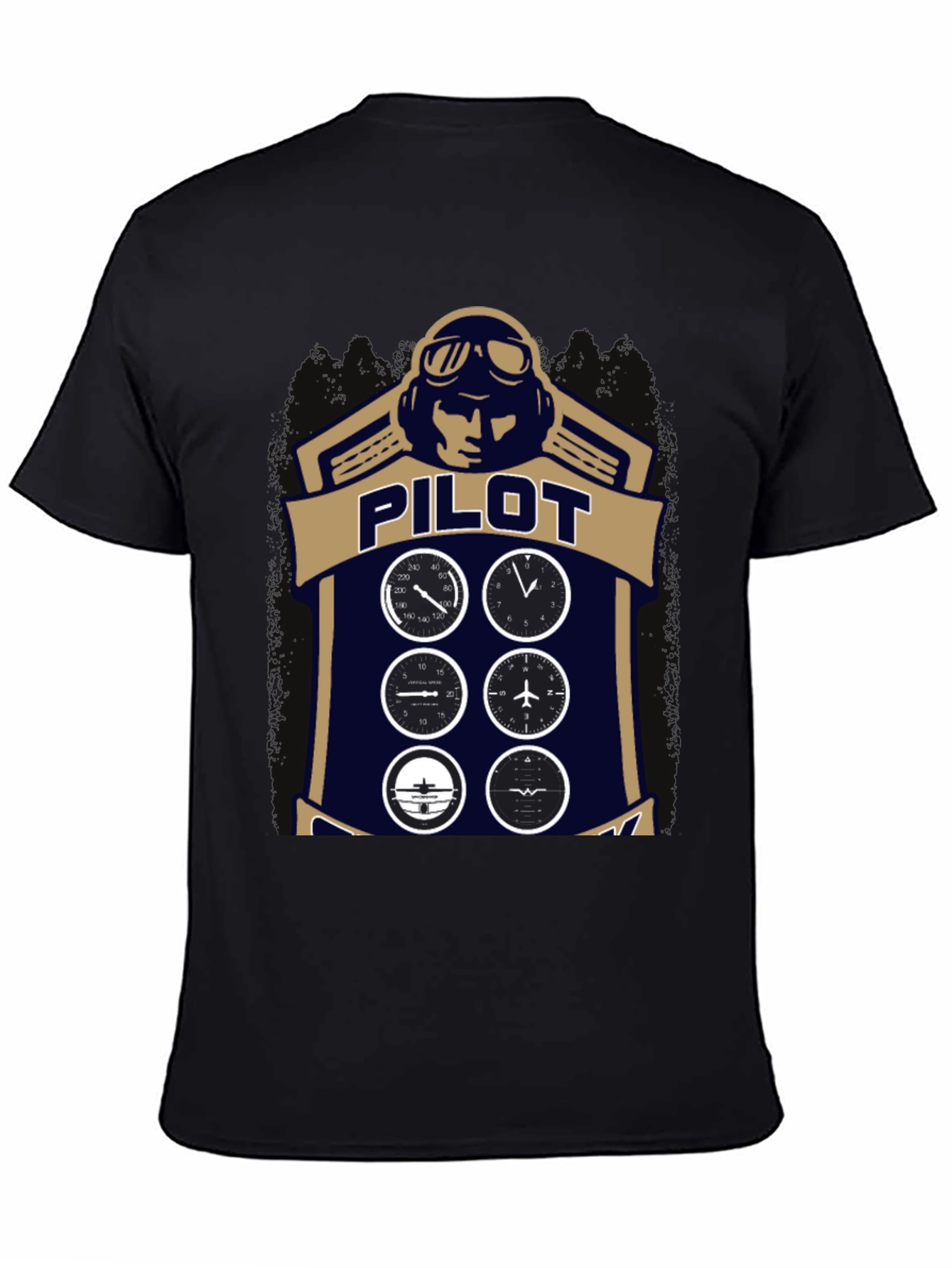 Pilot Aviation Graphic T-Shirt