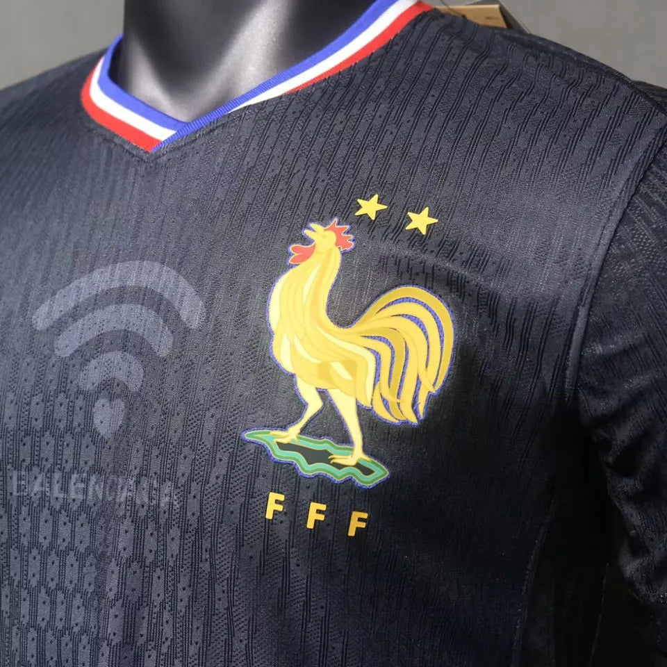 2024//25 France x JD Special Edition Player Version Soccer Jersey Detail 1