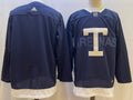 Men's Toronto Maple Leafs Blue Blank Player Game Jerseys