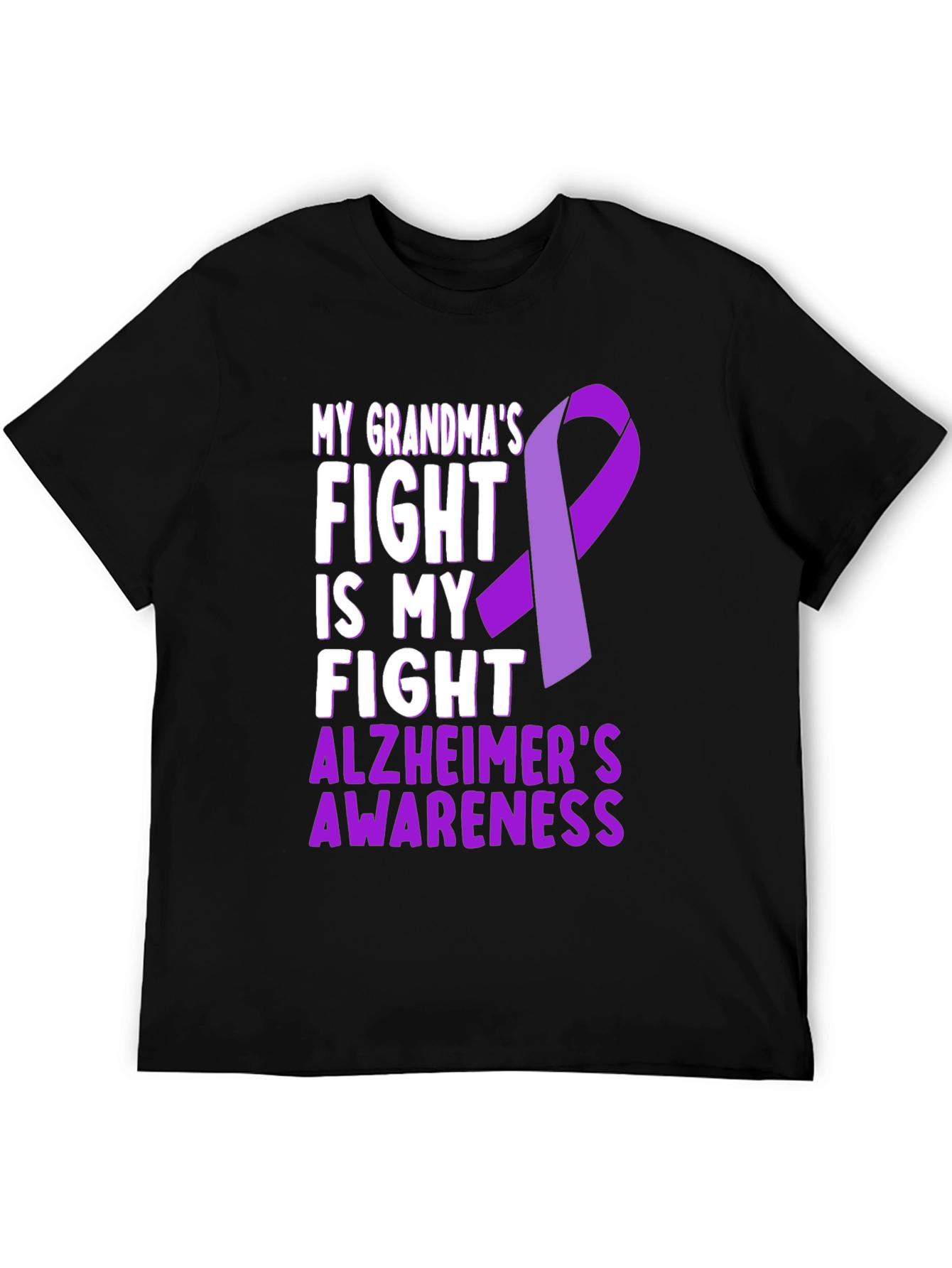 Alzheimers Awareness T-Shirt - My Grandmas Fight