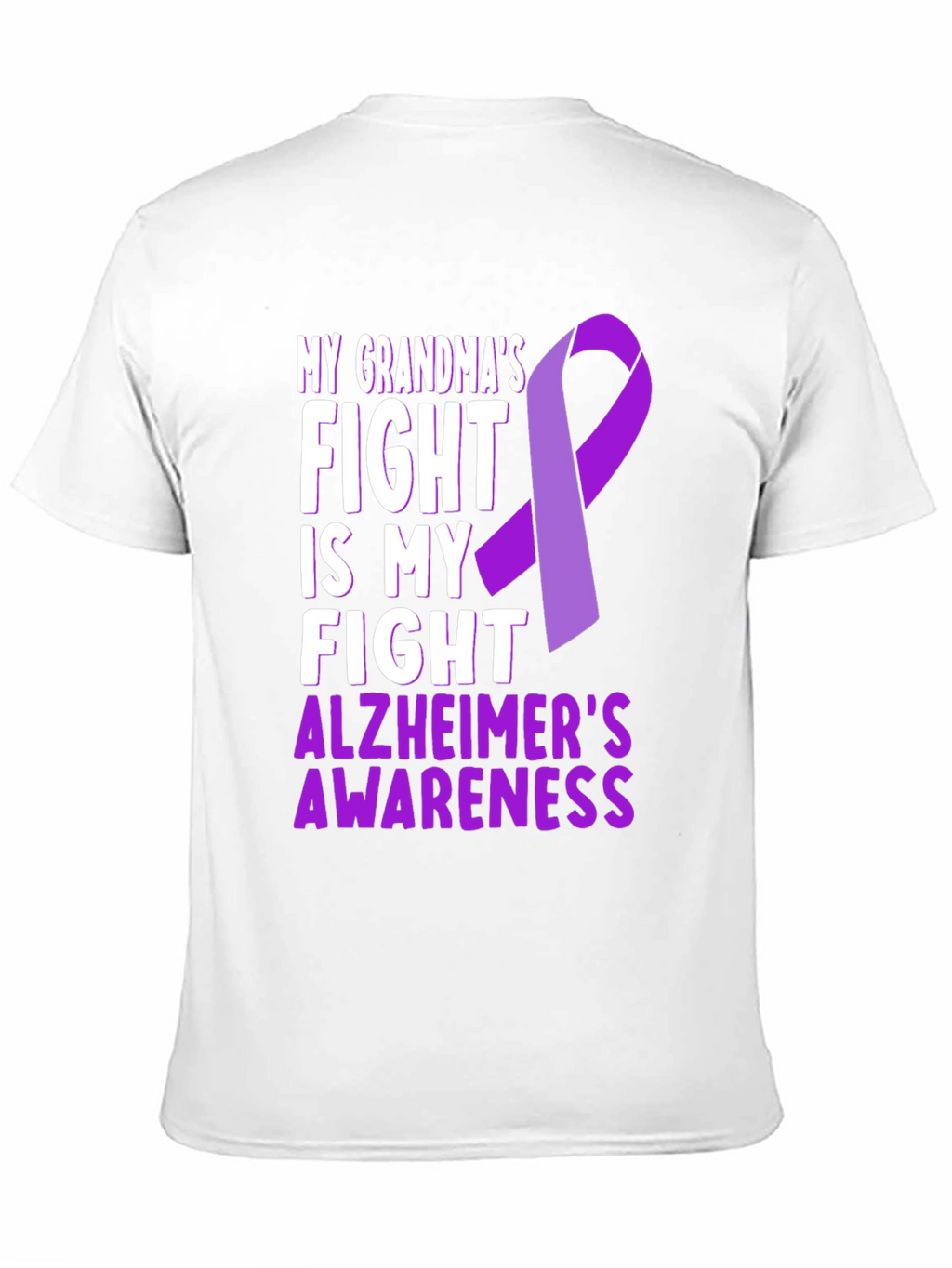 Alzheimers Awareness T-Shirt - My Grandmas Fight