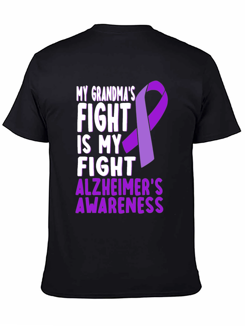 Alzheimers Awareness T-Shirt - My Grandmas Fight