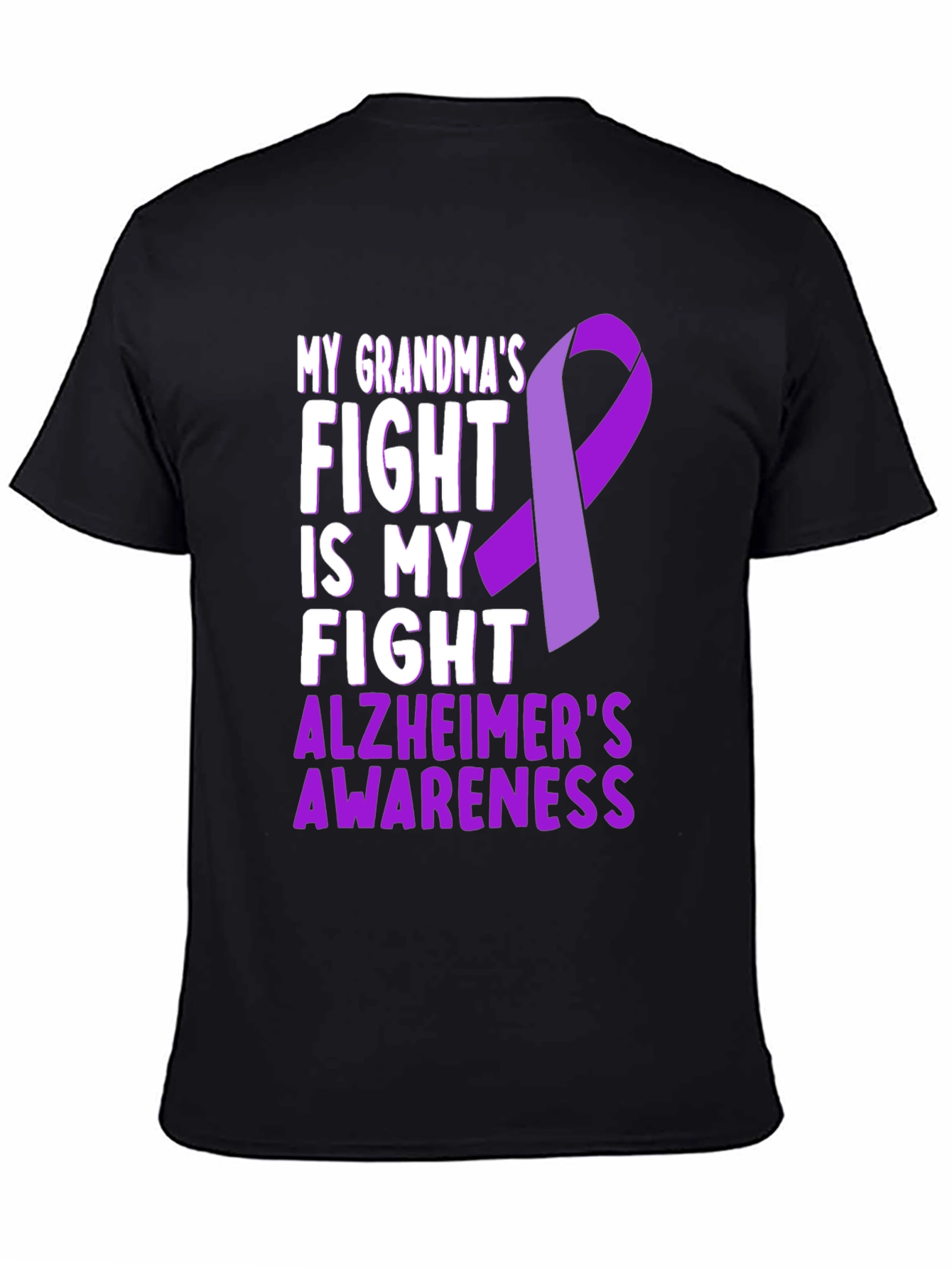 Alzheimers Awareness T-Shirt - My Grandmas Fight