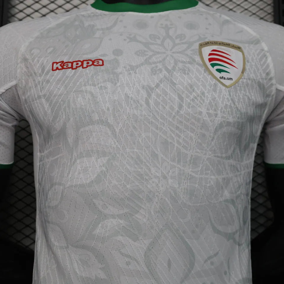 2024 Oman Away White Player Version Soccer Jersey 阿曼 Detail 2