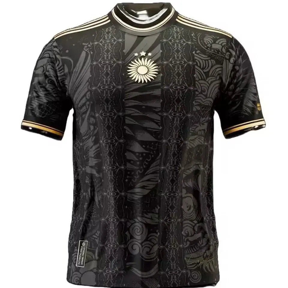 2026 Argentina Special Edition Black Fans Soccer Jersey Front
