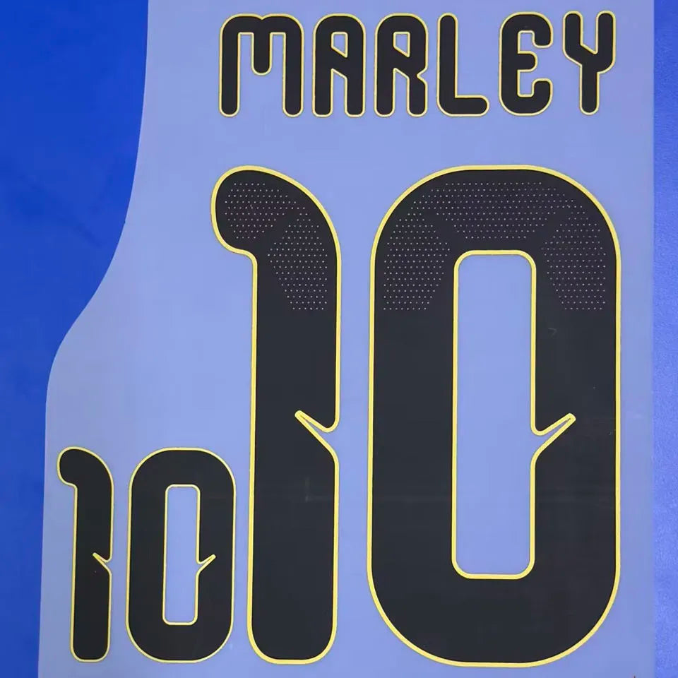 2026/27 Jamaica Special Edition Yellow Fans Soccer Jersey Detail 3