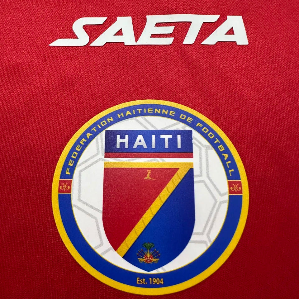 2026/27 Haiti Third Red Fans Soccer Jersey 海地 Detail 4