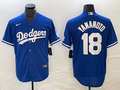 Men's Los Angeles Dodgers Yoshinobu Yamamoto #18 Royal Replica Player Jerseys