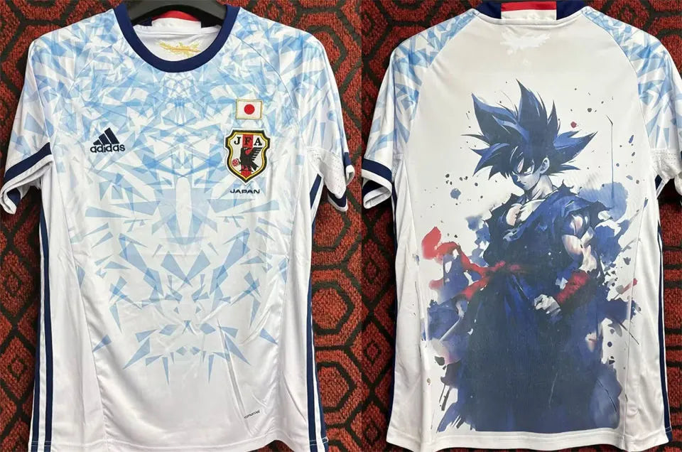 2016/17 Japan Dragon Ball Away White Retro Soccer Jersey Front