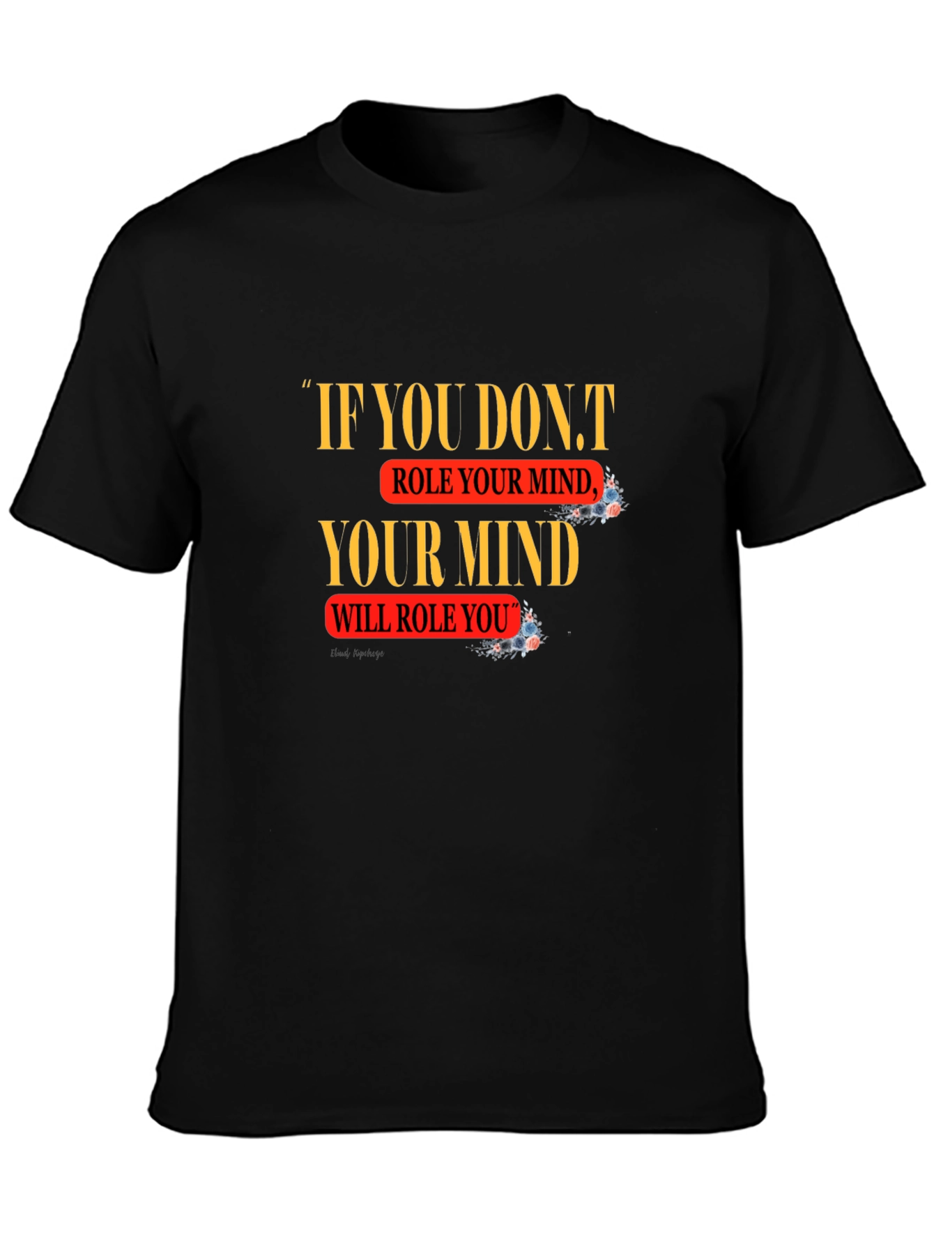 Mind Over Matter Black Graphic Tee