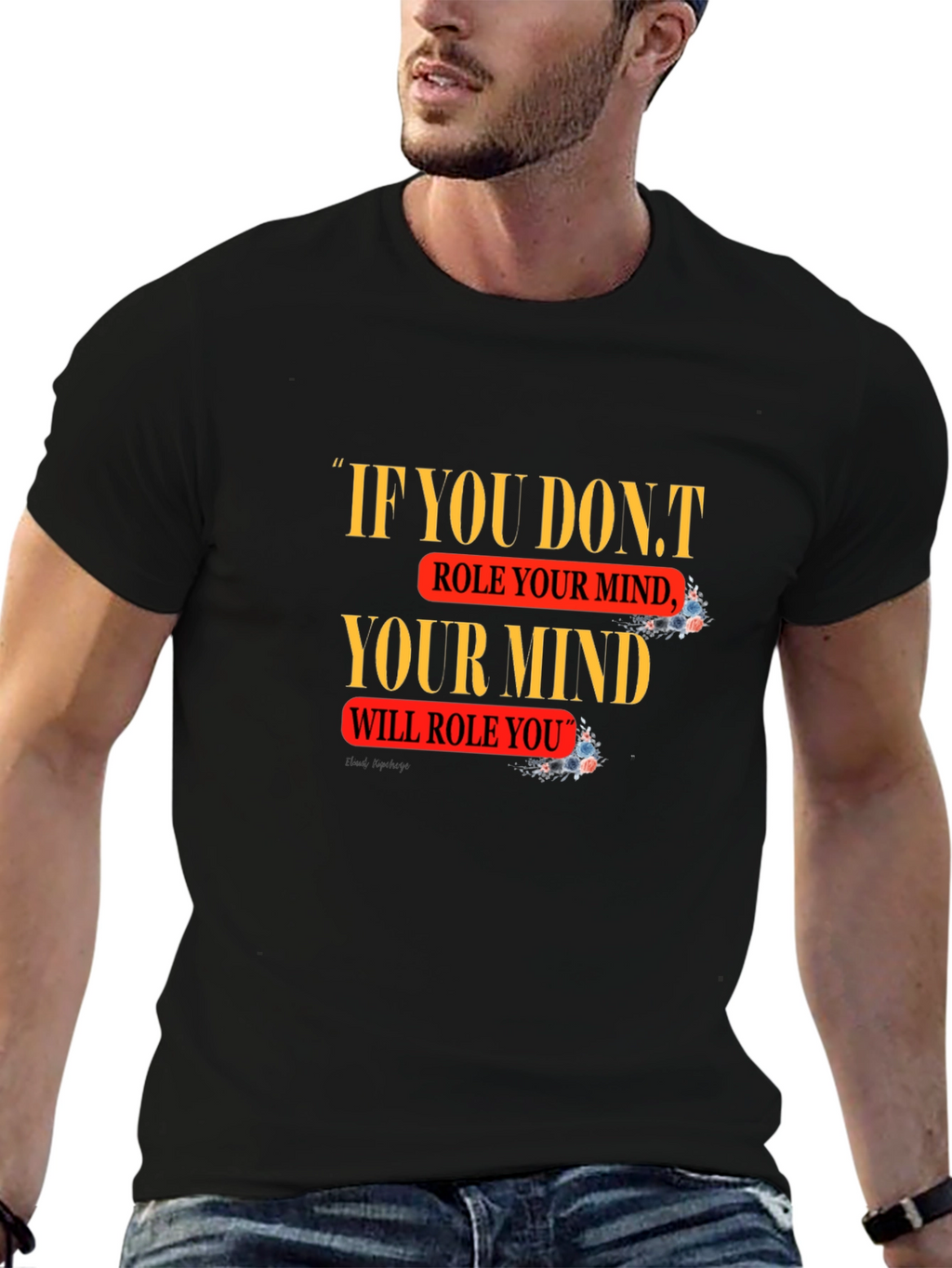 Mind Over Matter Black Graphic Tee