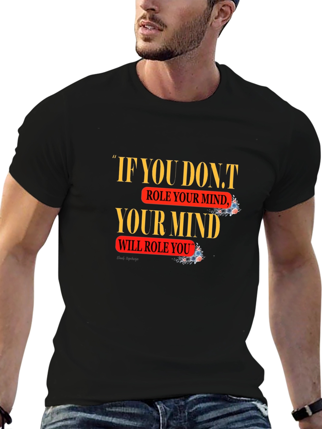 Mind Over Matter Black Graphic Tee