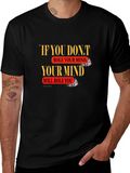 Mind Over Matter Black Graphic Tee