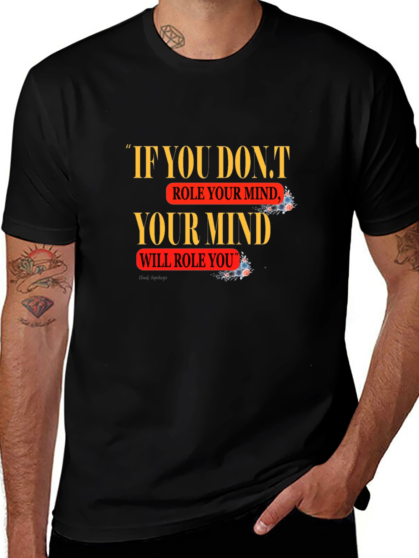 Mind Over Matter Black Graphic Tee