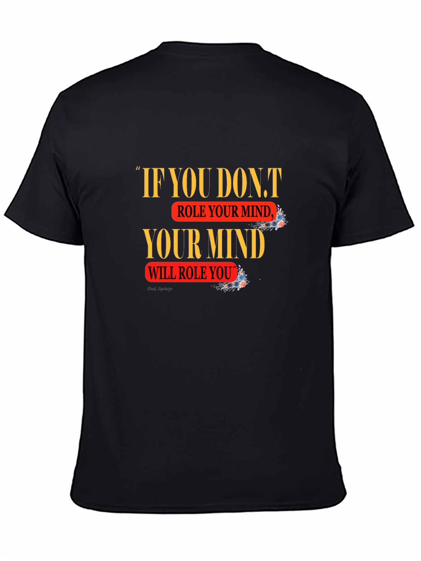 Mind Over Matter Black Graphic Tee