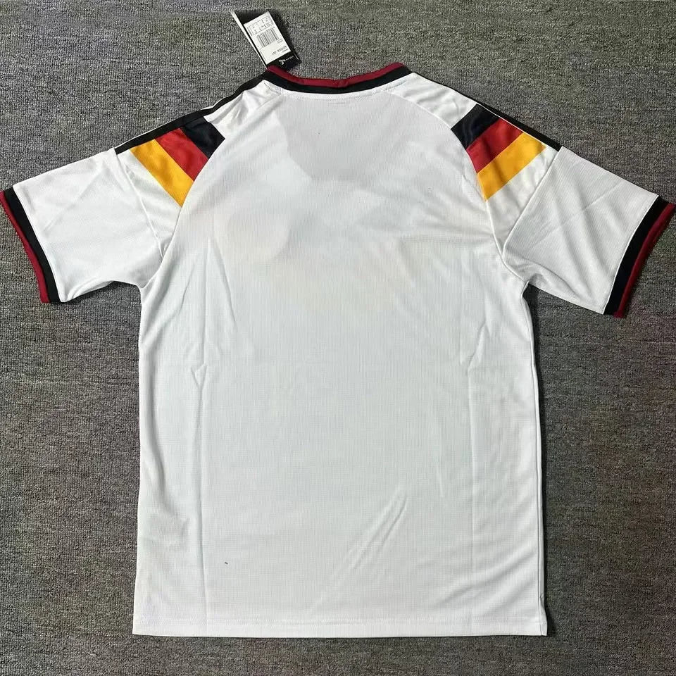 2025/26 Germany Home White Fans Soccer Jersey Detail 3