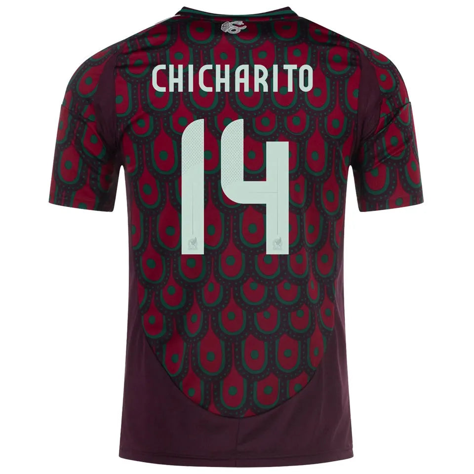 CHICHARITO #14 Mexico 1:1 Quality Fans Soccer Jersey 2024/25 ★★ Front