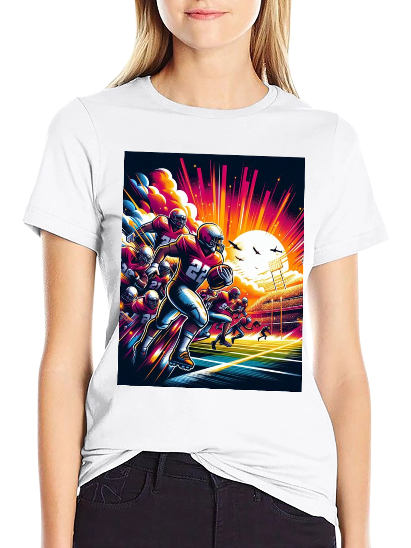 Football Graphic Tee - Game Day Style