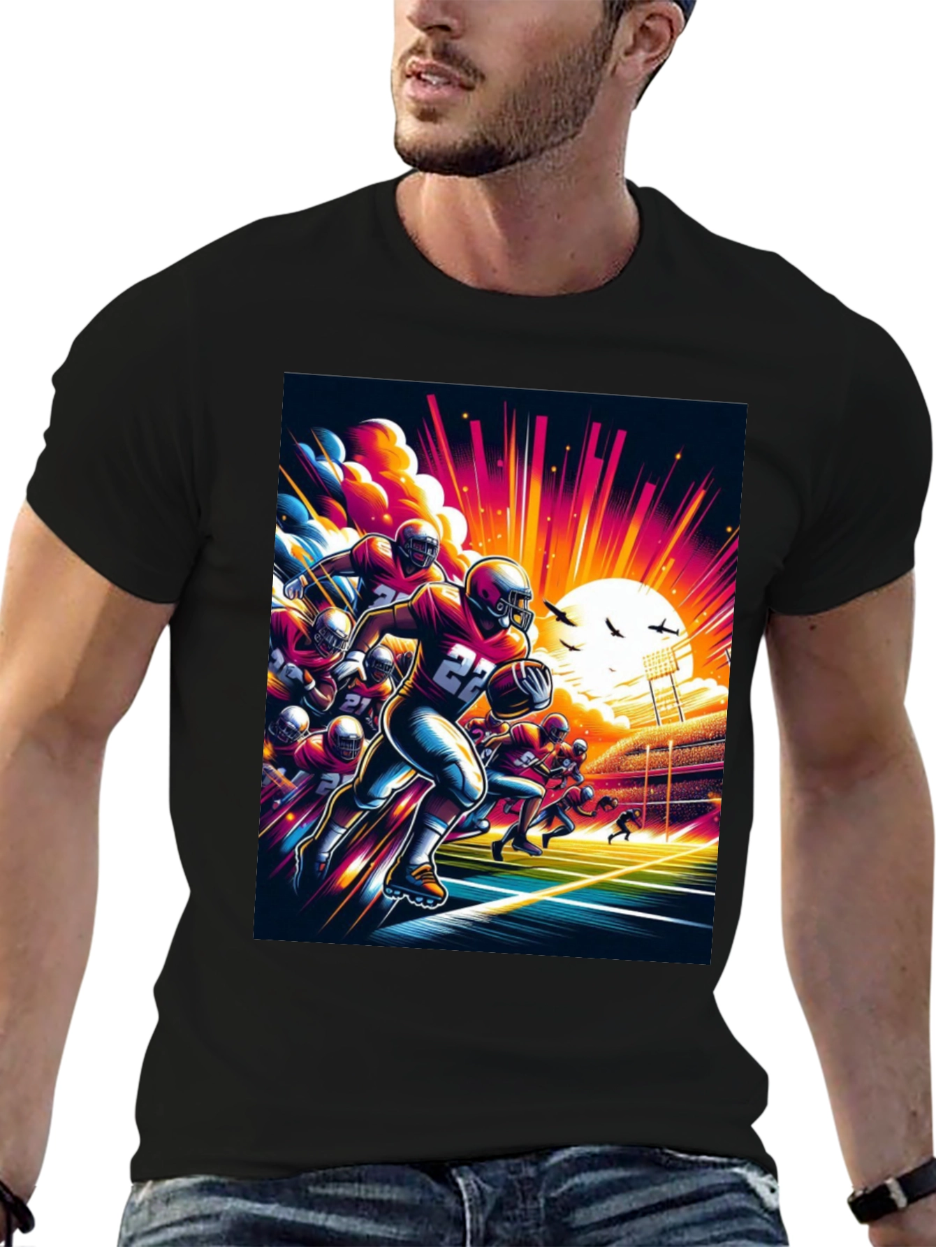 Football Graphic Tee - Game Day Style